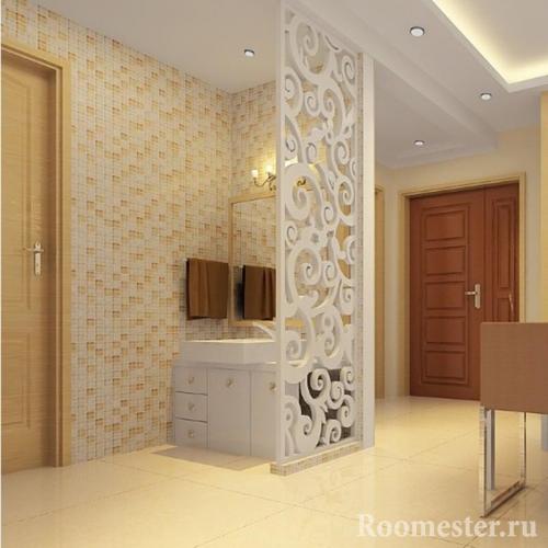 Перегородка для зонирования комнаты. Основные виды декоративных перегородок в интерьере