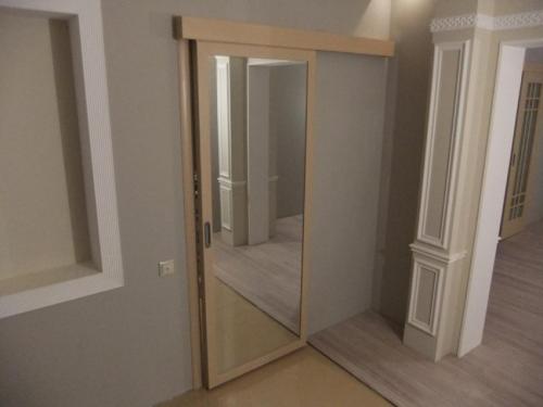 Дверь в ванную с зеркалом.  Двери с зеркалом: многообразие и разновидности