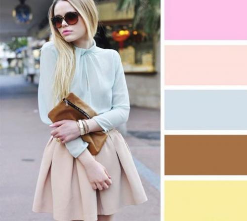 Сочетание серого и бежевого в одежде. Как сочетать бежевый цвет в одежде?