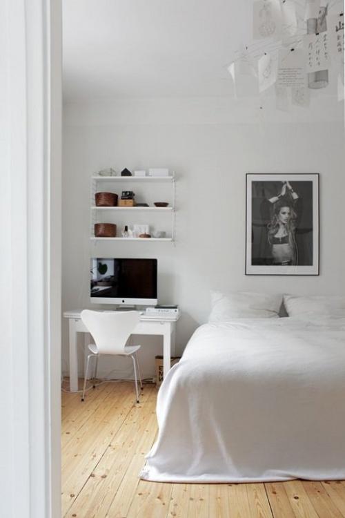 Рабочая зона в спальне. Рабочее место в спальне: 10 классных примеров