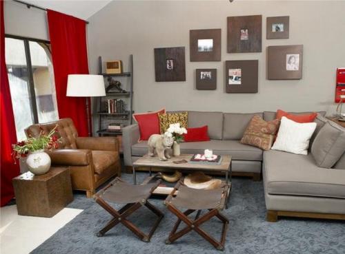 Сочетание серого в интерьере. С какими цветами сочетается серый в интерьере