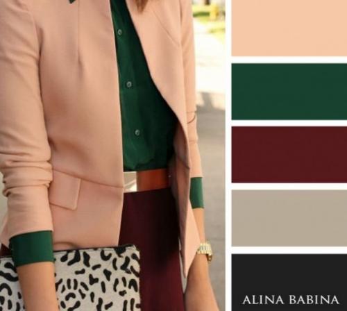 Сочетание цветов в одежде бежевый и серый. Как сочетать бежевый цвет в одежде?