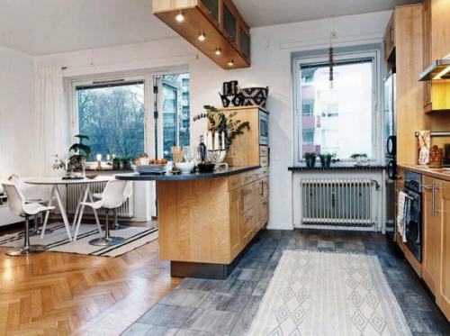 Дизайн маленькой кухни студии. Кухня в маленькой квартире-студии: фото дизайна