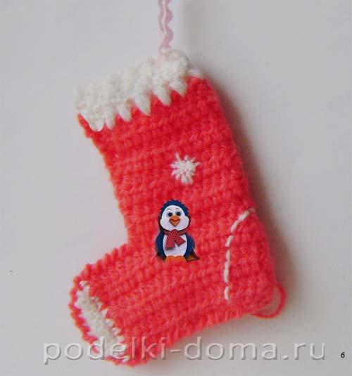 Рождественский носок своими руками. Как сшить носок для подарка 13