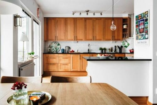 Дизайн кухни студии с перегородкой. Разделить или объединить кухню от комнаты?