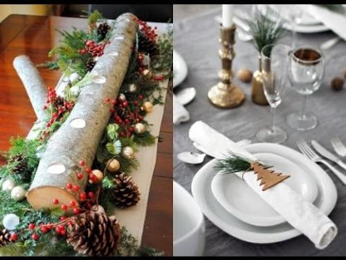 Украшение стола к новому году своими руками 2019. Сервировка новогоднего стола