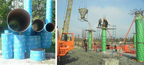 Как сделать колонны из бетона своими руками. Опалубка для колонн цилиндрической формы