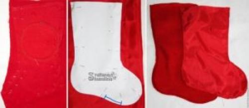 Рождественский носок своими руками. Как сшить носок для подарка