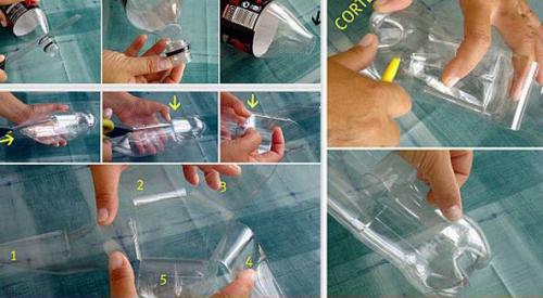 Ваза своими руками из бутылки. Приступаем к уроку 21