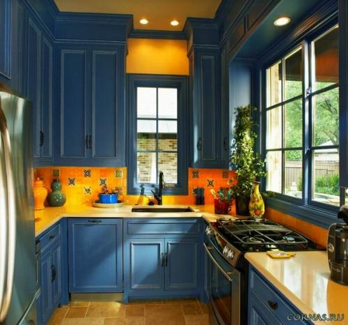 Сочетание цветов фасадов кухни. Сочетание цветов в интерьере кухни: 5 советов + 20 фото самых удачных сочетаний
