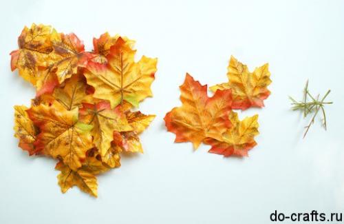 Тарелка из листьев своими руками