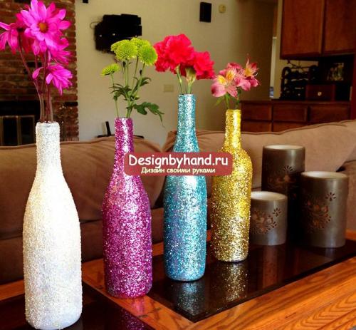 Вазы своими руками из бутылок. Вазы из бутылок своими руками