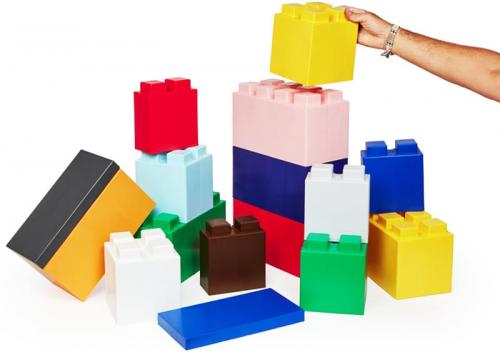 Стена из Лего в интерьере. Мечты или реальность: лего-блоки Ever-Block для быстрого возведения зданий