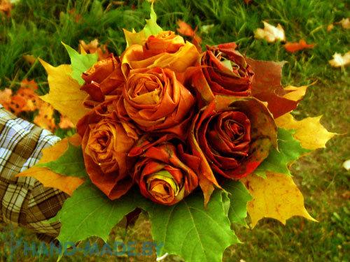 Осенние композиции из листьев. Флористические композиции из осенних листьев