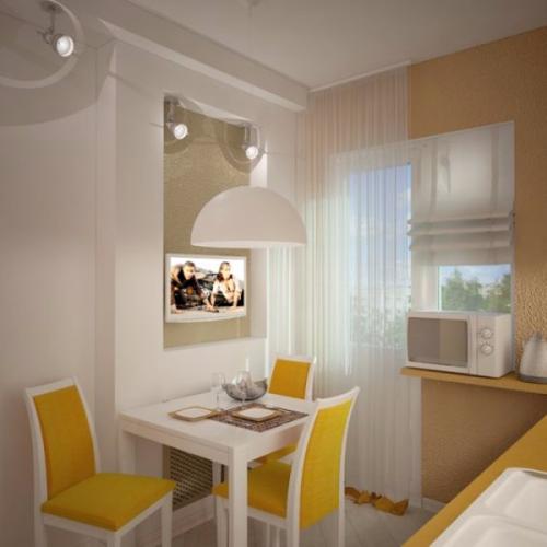 Дизайн кухни в двухкомнатной квартире. Дизайн интерьера двухкомнатной квартиры: оборудуем кухню