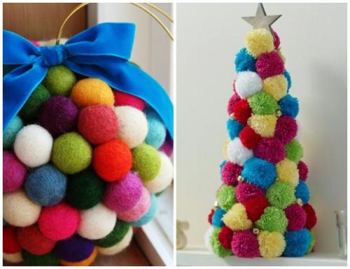 Мягкие елочные игрушки своими руками. 