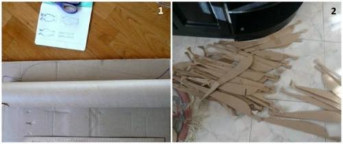 Как сделать напольную вазу своими руками из картона. Используем трубы от линолеума (картонные)