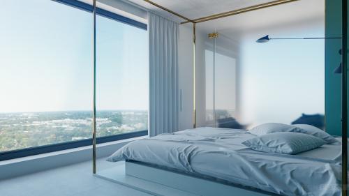 Кухня студия с панорамными окнами. Квартиры-студии с панорамными окнами: Фотообзор