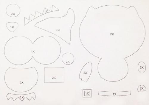 Новогодние игрушки из фетра. Выкройки красивых игрушек из фетра на Новый год 2020