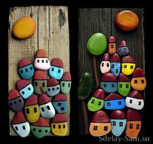 Галька в интерьере 03 Галька в интерьере 03