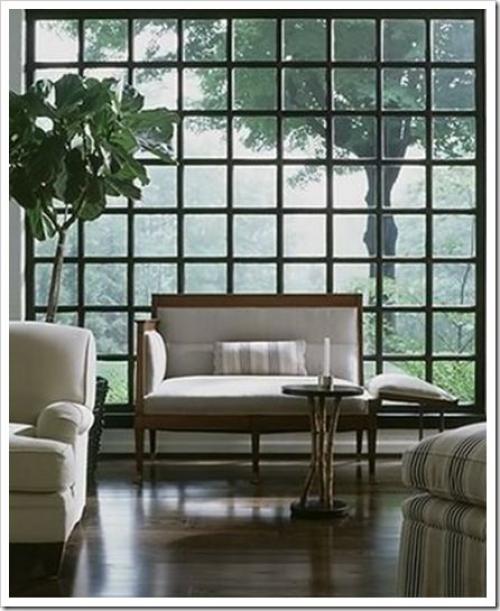 Панорамные окна в интерьере. Виды панорамных окон