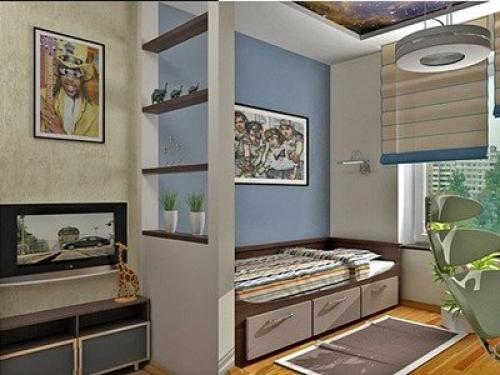 Как сделать мобильную перегородку. Гостиная