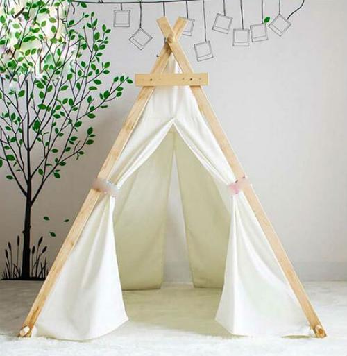 Детский шалаш в комнате своими руками. Как сделать детский вигвам своими руками?