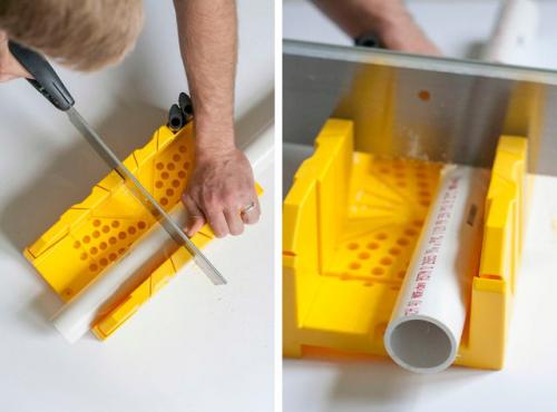 Напольная ваза своими руками из трубы. Вазы из пластиковых труб: напольная и маленькая