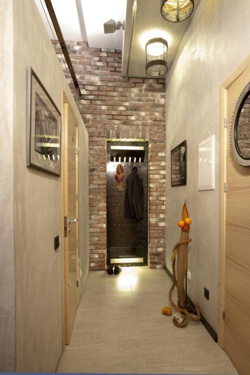 Кирпичики в интерьере прихожей. Основные понятия декоративной кирпичной отделки