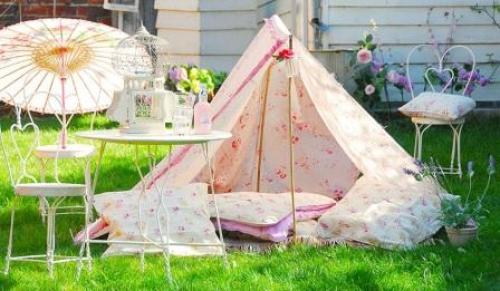 Как сделать Шалаш детям.  Шалаш вигвам в детской и на улице 09