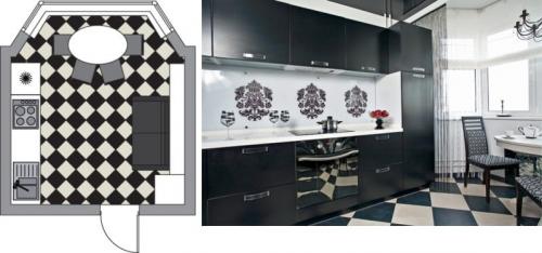 Обеденная зона в эркере. Устройство обеденной зоны