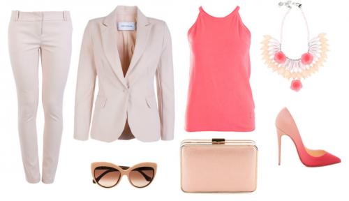 Сочетание цветов в одежде бежевый и серый. Какие цвета сочетаются с бежевым в одежде