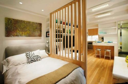 Дизайн кухни студии с перегородкой. Разделить или объединить кухню от комнаты?