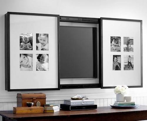 Акцентная стена за телевизором. Не выбрасывай телевизор с балкона: 5 крутых способов красиво спрятать телевизор в гостиной