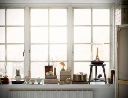 Как украсить подоконник своими руками. Оформление подоконника нестандартного окна 03