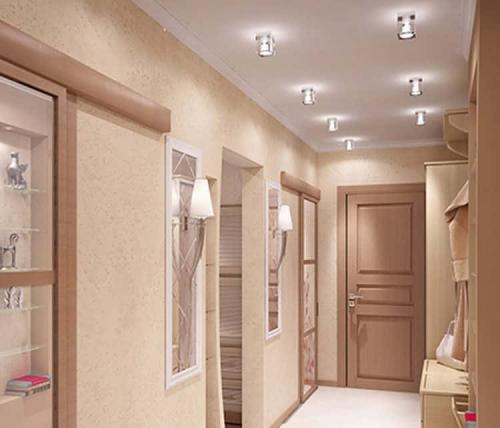 Как расположить точечные светильники в детской. Для коридора и прихожей