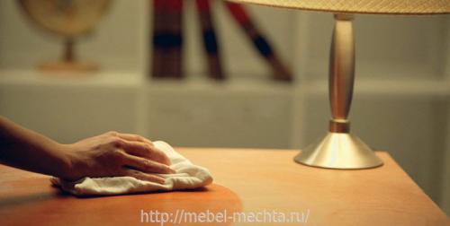 Уход за полированной и неполированной мебелью. Уход за неполированной мебелью: правила и способы
