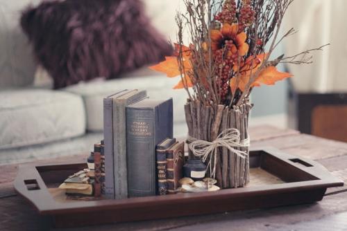 Декоративные ветки для напольной вазы своими руками. Украшение разнообразных предметов