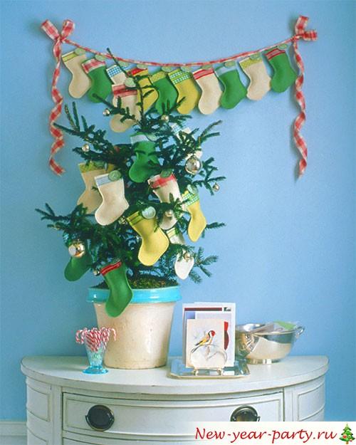 Новогодний сапожок из ткани своими руками. Как сделать Новогодний (Рождественский) сапожок для Санты?