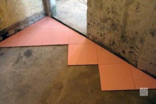 Кладка плитки на стену по диагонали. Как правильно уложить плитку по диагонали? 12