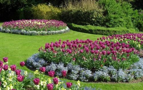 Клумбы геометрической формы