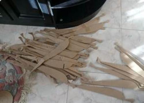 Напольные вазы из трубы от линолеума своими руками. Напольный предмет декора