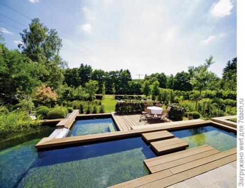 Дизайн дачного участка с бассейном. Новый тренд в садовом дизайне — ландшафтные бассейны