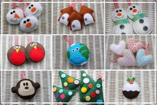 Новогодние игрушки из ткани. Елочные игрушки из ткани своими руками 22