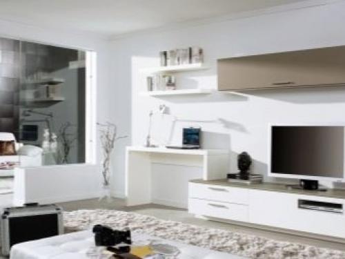 Рабочее место в гостиной. Гостиная с рабочим местом: тонкости зонирования помещения 20