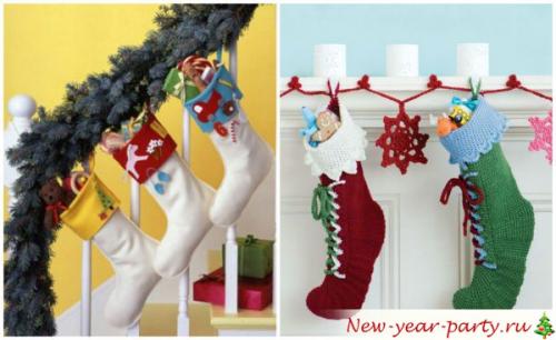Новогодний сапожок из ткани своими руками. Как сделать Новогодний (Рождественский) сапожок для Санты?