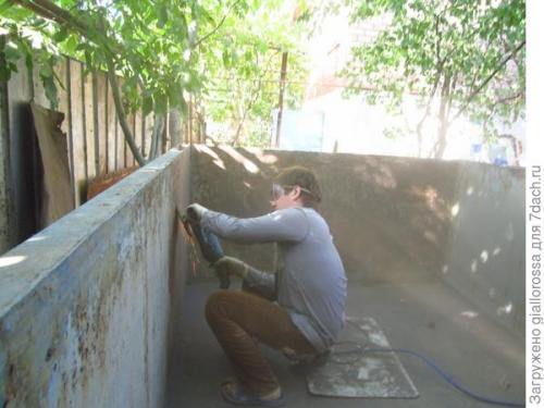 Железный бассейн своими руками. Реконструкция железного бассейна