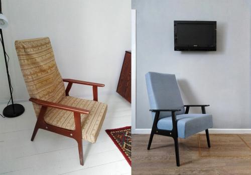 Переделка старых кресел своими руками. Вторая жизнь старого советского кресла! Посмотрите, что получилось...