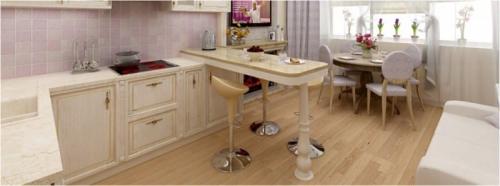 Кухня с эркером дизайн. Дизайн кухни с эркером