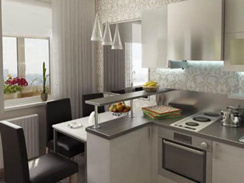 Как сделать перестановку в однокомнатной квартире. Как развернуться на маленькой кухне